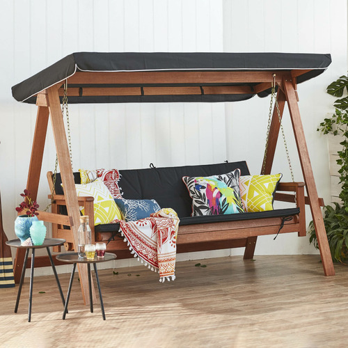 Cushions for three online seater swing